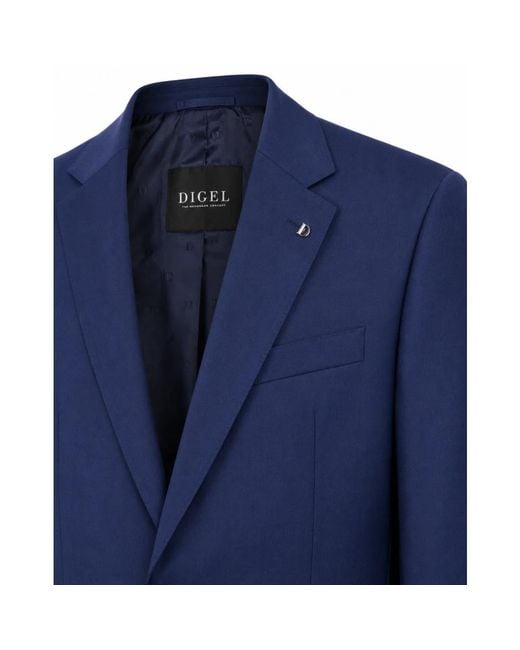 Single Breasted Suits DIGEL de hombre de color Blue