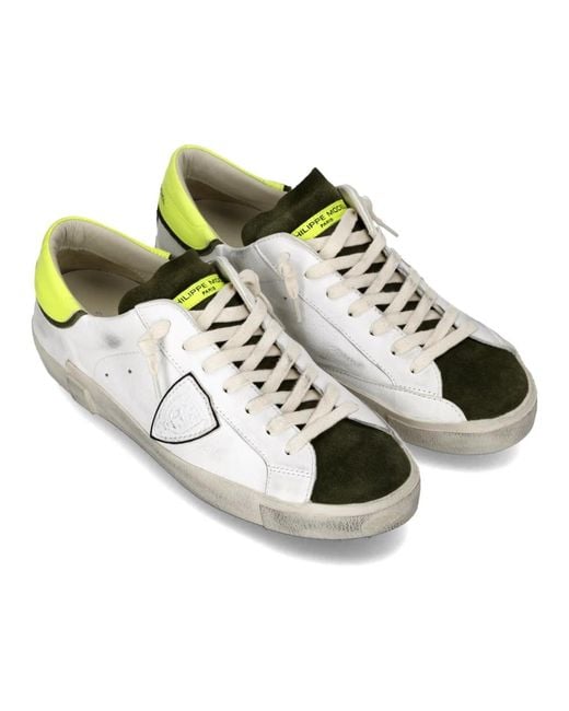 Philippe Model White Sneakers for men