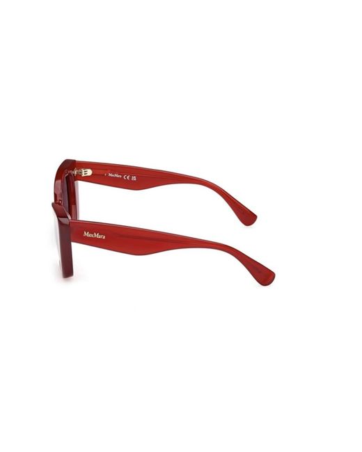Max Mara Red Sunglasses