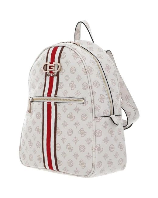 Guess White Backpacks