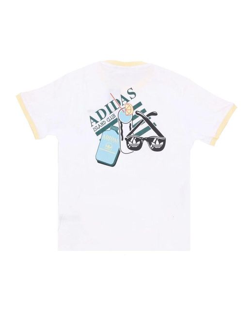Adidas White T-Shirts