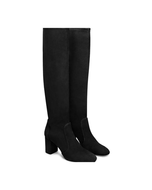 Stuart Weitzman Black Heeled Boots