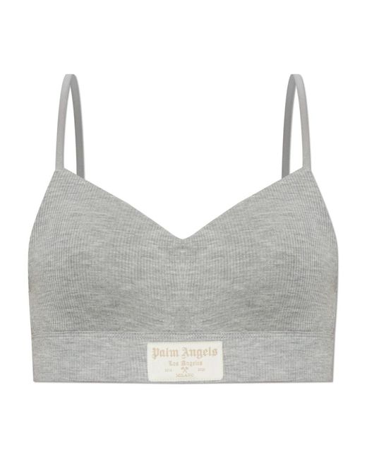 Palm Angels Logo Bra in het Gray
