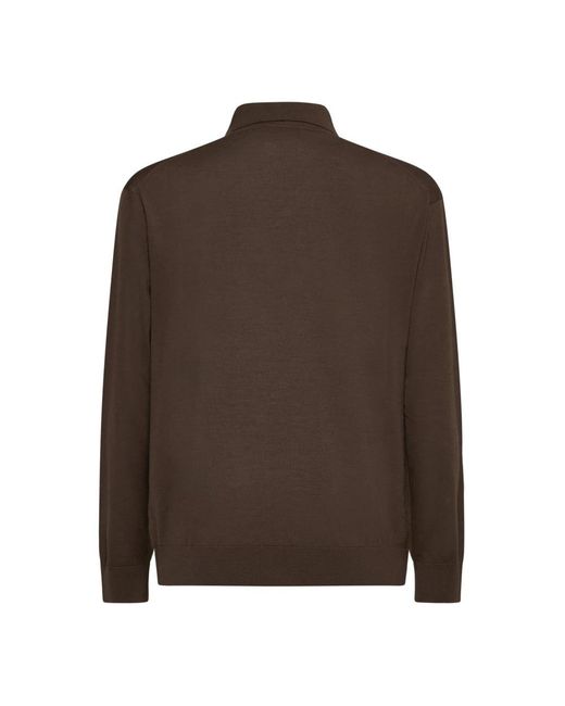 D4.0 Brown Polo Shirts for men