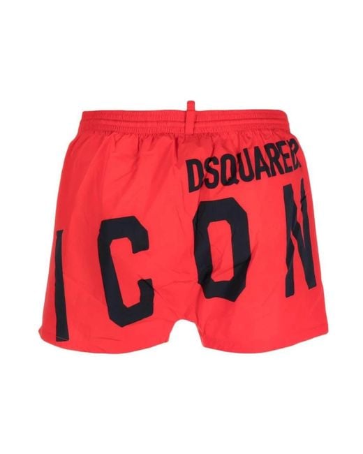 DSquared² Red Beachwear for men