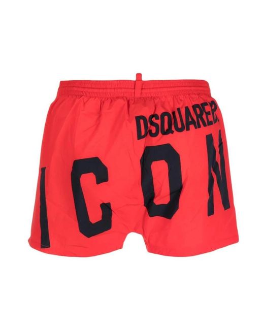 DSquared² Red Beachwear for men