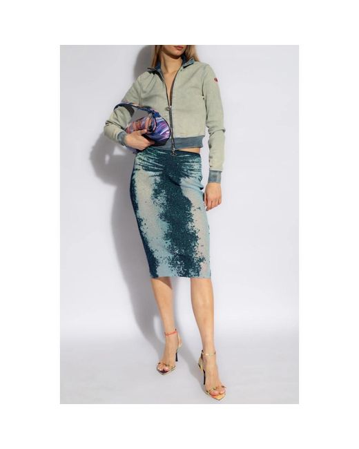DIESEL Blue Midi Skirts