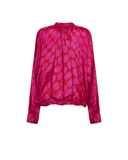 Dries Van Noten Red Blouses