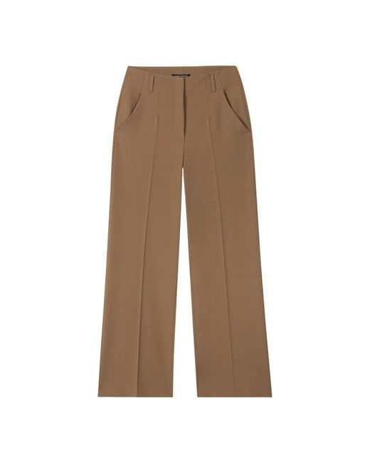 Luisa Cerano Brown Wide Trousers
