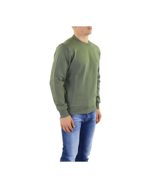 C P Company Leichtes fleece-sweatshirt grün in Green für Herren