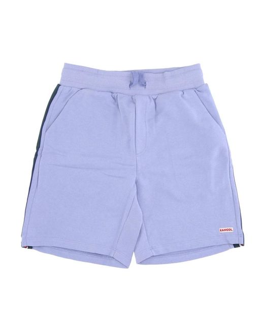 Kangol Blue Casual Shorts for men