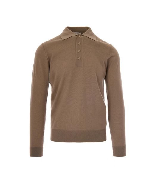 Paolo Pecora Brown Polo Shirts for men