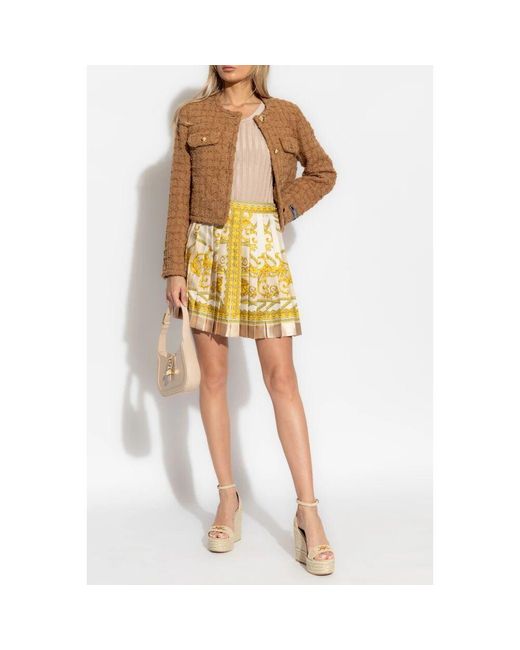 Tweed Jackets di Versace in Brown