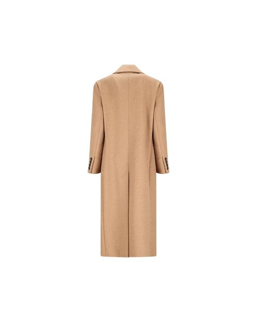 Max Mara Natural Double-Breasted Coats
