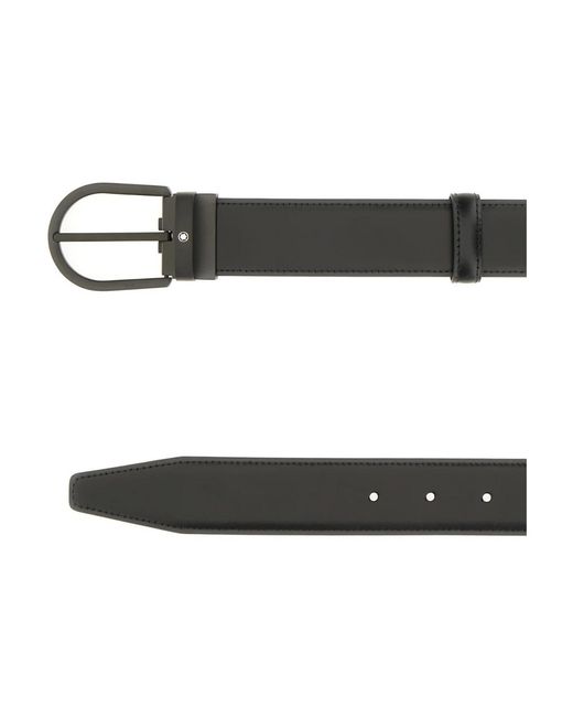 Montblanc Black Belts for men