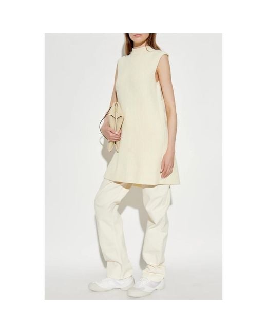 Jil Sander Natural Turtlenecks
