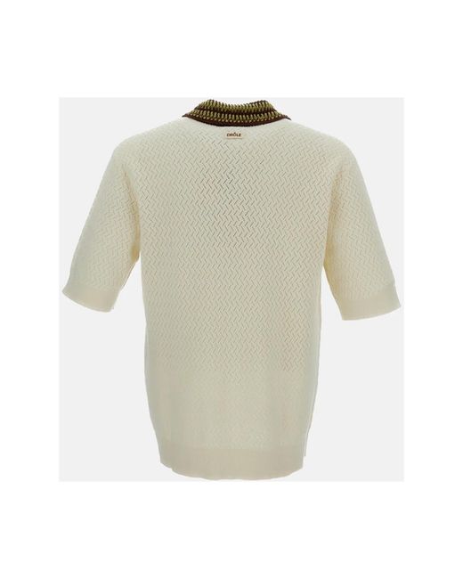 Drole de Monsieur Natural Round-Neck Knitwear for men