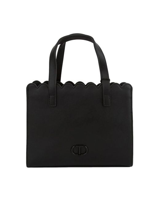Twin Set Black Tote Bags