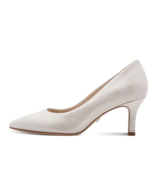 Tamaris White Pumps