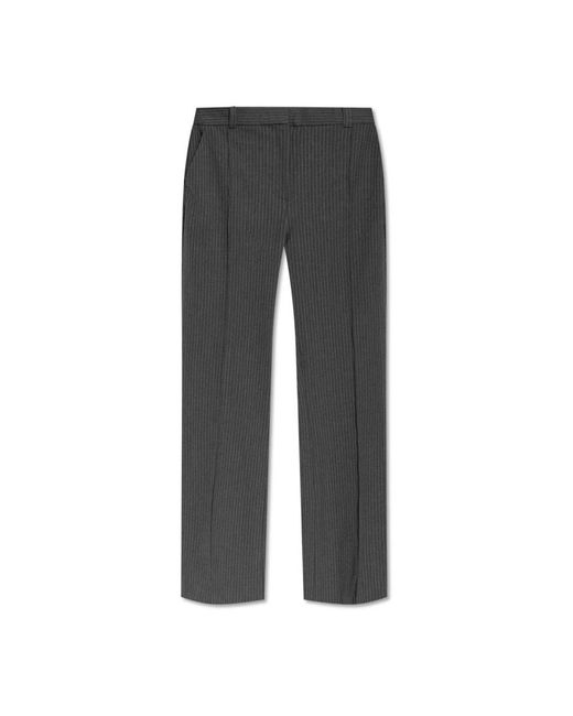 Straight Trousers Samsøe & Samsøe de color Gray