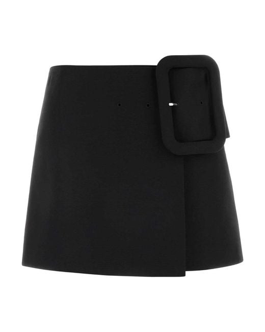 AMI Black Short Skirts