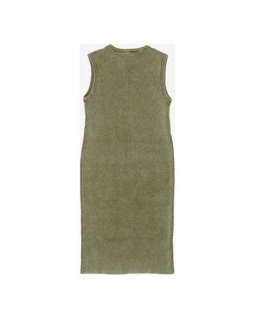DIESEL Green Knitted Dresses