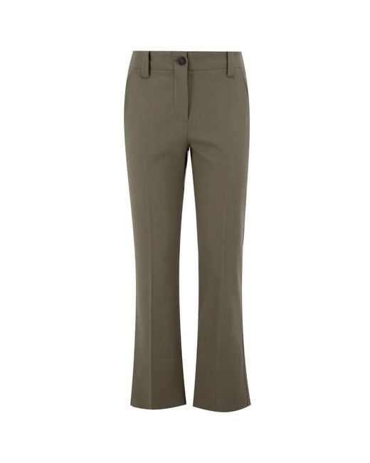 Brunello Cucinelli Gray Wide Trousers