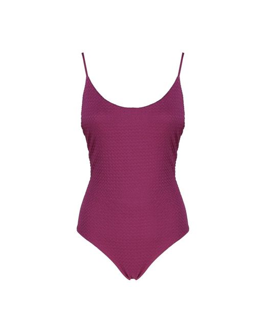 Fisico Purple Einteiliger badeanzug