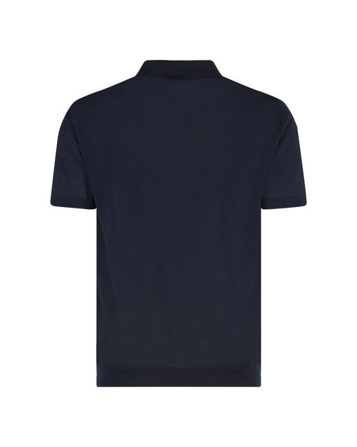 Golden Goose Deluxe Brand Blue Polo Shirts for men