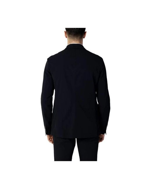ARMANI EXCHANGE Jassen ,Blauw ,Katoen Klassieke Katoenen Blazer Voor Mannen in het Blue voor heren