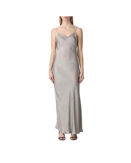 Barena Gray Maxi Dresses