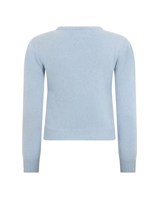 Alberta Ferretti Blue Cashmere Knitwear