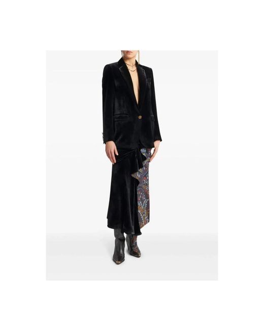 Etro Black Blazers