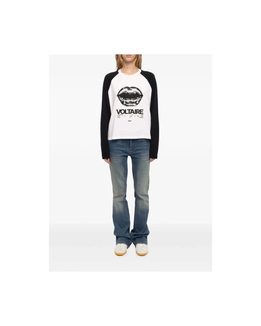 Zadig & Voltaire Black Long Sleeve T-Shirts