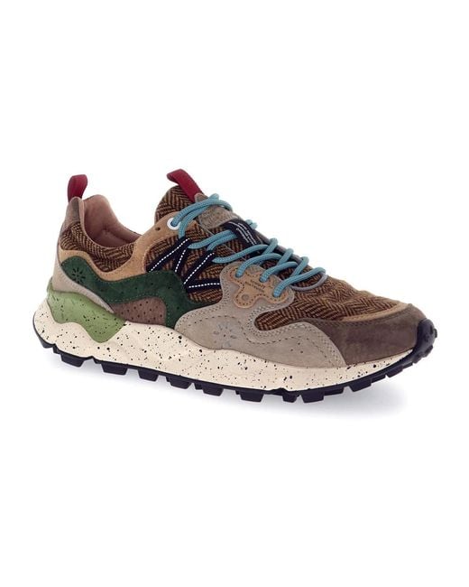 Flower Mountain Gray Sneakers for men