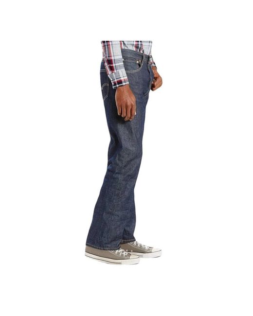 Levi's Blue Straight Jeans for men