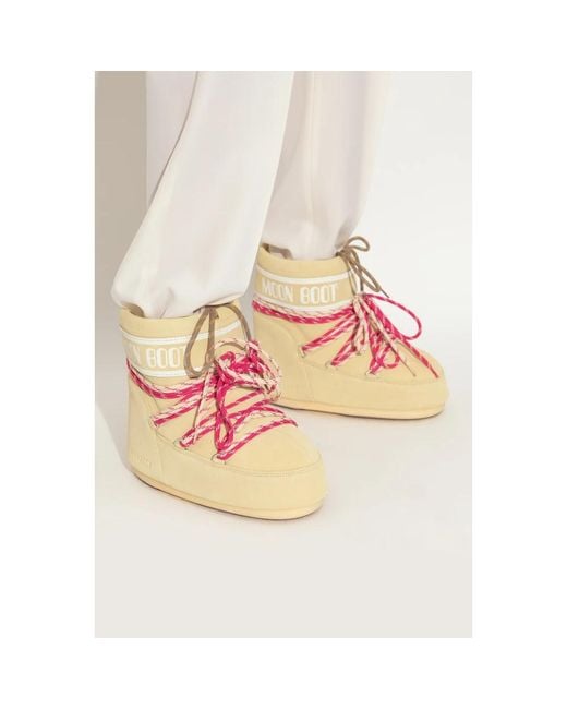 Winter Boots Moon Boot de color Pink