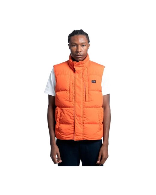 Gilets Paul & Shark pour homme en coloris Orange