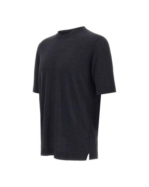 FILIPPO DE LAURENTIIS Black T-Shirts for men