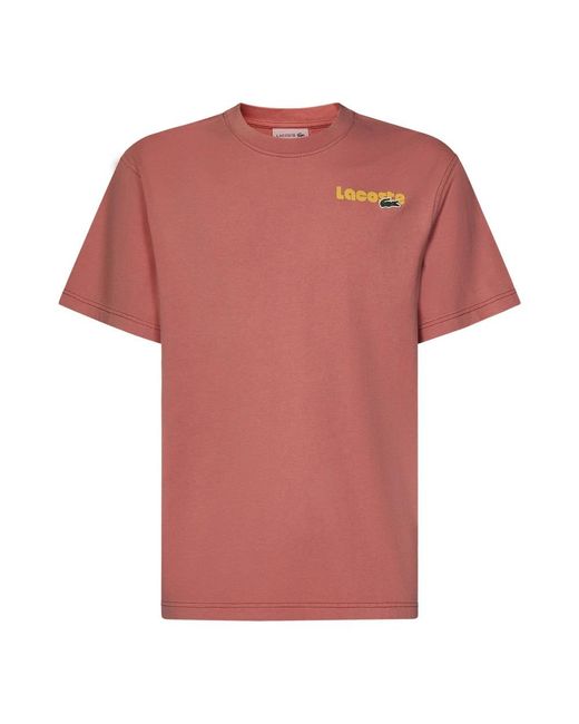 Lacoste Pink T-Shirts for men