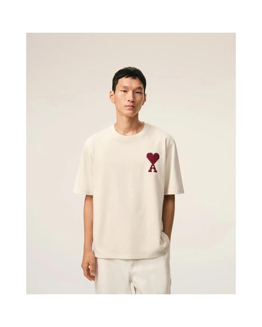 T-Shirts AMI de hombre de color White