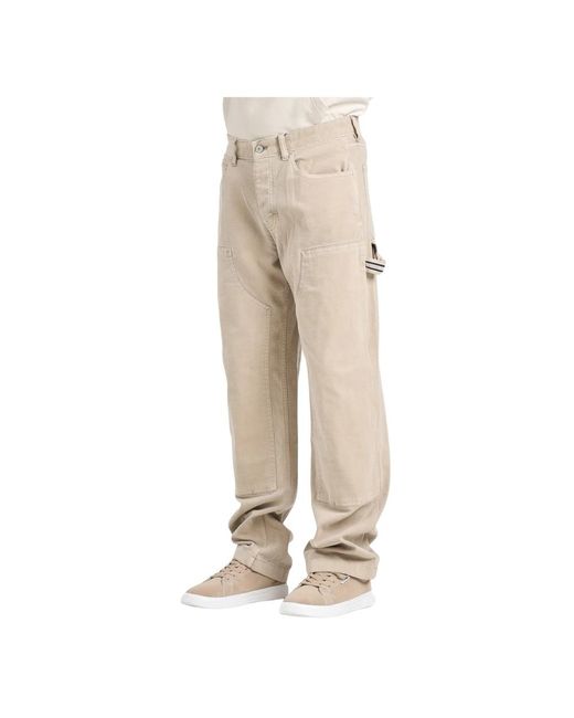 Straight Jeans di Tommy Hilfiger in Natural da Uomo