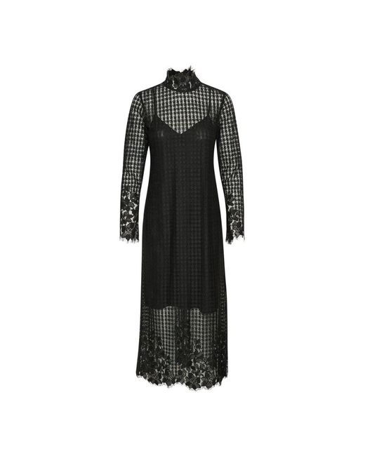 Midi Dresses Part Two en coloris Black