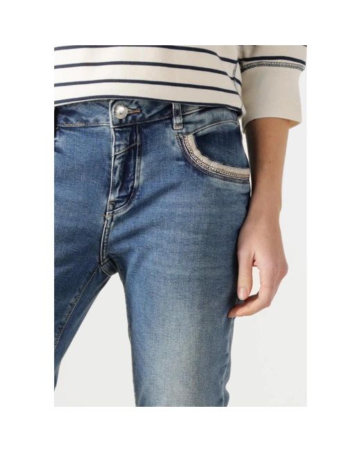 Mos Mosh Blue Slim Fit Jeans
