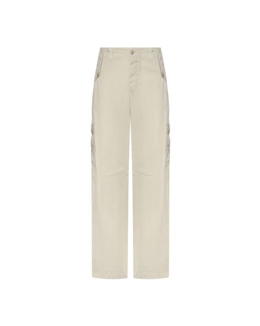 Dolce & Gabbana Natural Straight Trousers for men