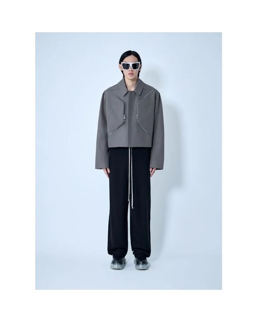 Rick Owens Heizer Mac Jacket in het Blue voor heren