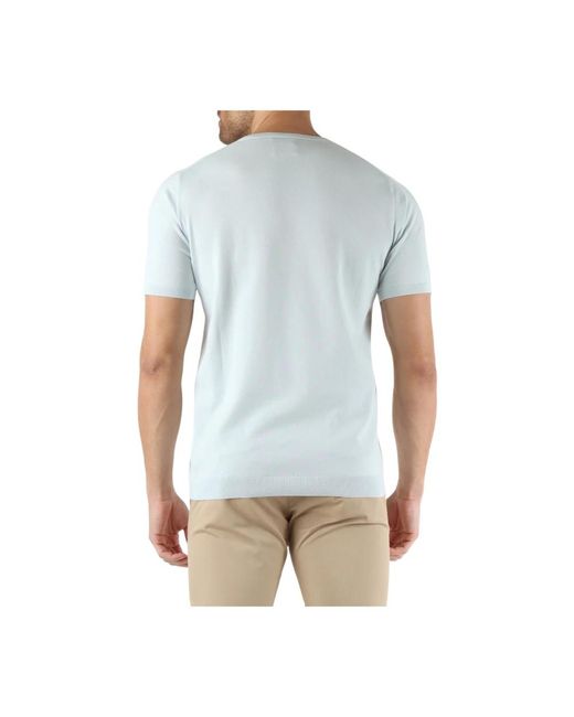 AT.P.CO Kurzarm-baumwoll-t-shirt in Blue für Herren