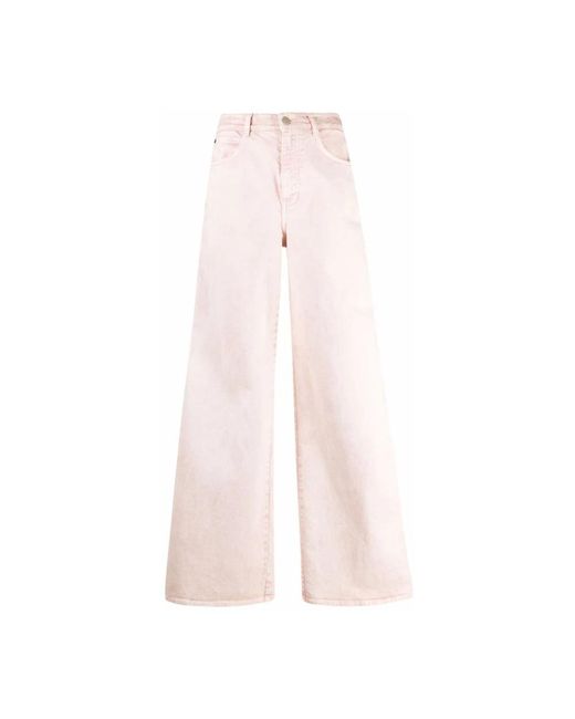 Stella McCartney Pink Wide Trousers
