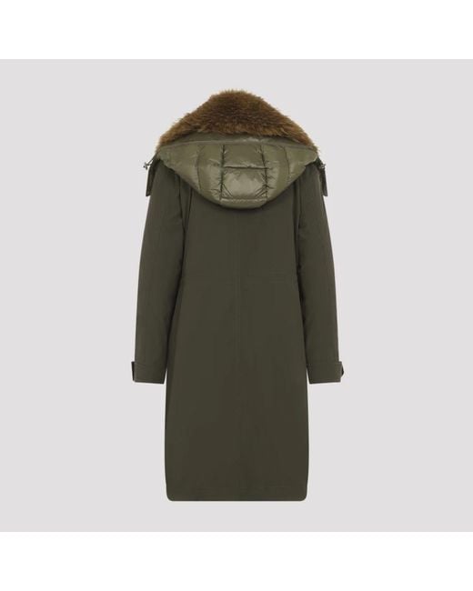 Down Coats Moncler de color Green