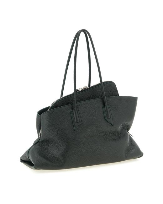 The Attico Black Shoulder Bags